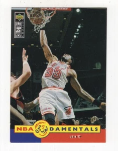 1996-97 UD ELECCIÓN DE COLECCIONISTA NBA DIVERSIÓN DAMENTALS Alonzo Mourning MIAMI HEAT - Imagen 1 de 4