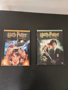 Harry Potter DVD's 1 And 2 Sorcerer's Stone And The Chamber Of Secrets - Picture 1 of 7
