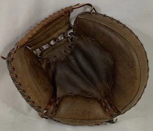 Sears Roebuck Ted Williams Brand Catchers Mitt 16164 Glove RHT Vintage Retro - Picture 1 of 8