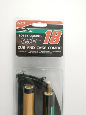 Vintage GLD Bobby Labonte CUE & CASE COMBO 18oz Nascar Billiard Pool Cue SEALED! - Image 1 of 4