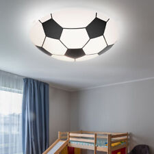 Deckenlampe Deckenleuchte Kinderzimmerleuchte Fußball Design schwarz weiß rund