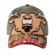 RealTree Lookin’ For Trouble Hat Buck Wear Baseball Cap Camouflage OS Hunter
