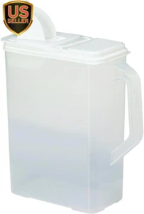 Bulk Food Storage Container - 8 Quart All Purpose Clear & Large Pantry and Ki... - Picture 1 of 1