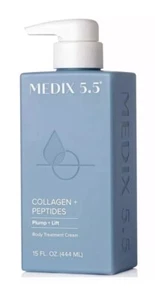 MEDIX 5.5 COLLAGEN + PEPTIDES Plump + Lift Body Moisturing Cream 444ml - Picture 1 of 1