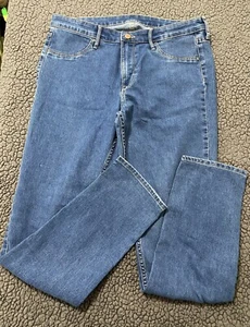 Womens Size 33 Blue Jeans Skinny Ankle Regualr Waist Denim Misses Size 16 CN 175 - Picture 1 of 7
