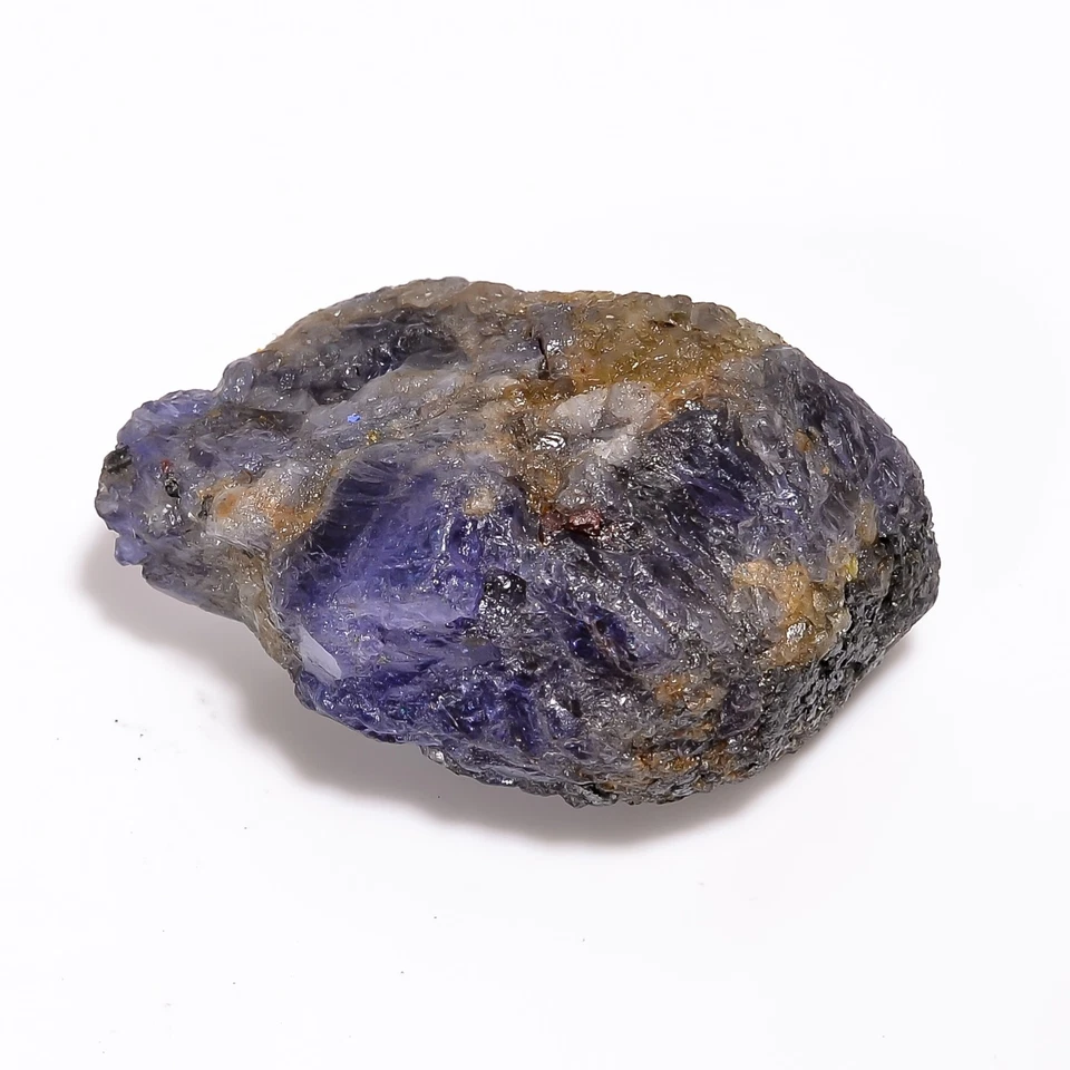 Cabujón de Tanzanita Natural Forma Áspera Piedra de Tanzanita 164.45CT 26x42x18mm BC-66 Foto 1 de 4