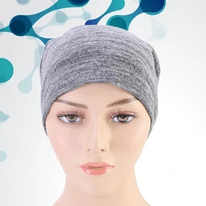 Foulard doppio colore raso pratico dormire chemioterapia avvolgente notte buio - Foto 1 di 12
