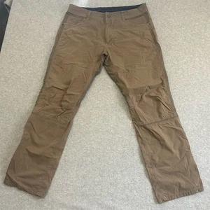 Kuhl Pants Men's 36x32 Beige Tan Radikl Cargo Hiking Pants Outdoor Adventure - Picture 1 of 15