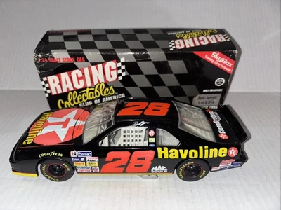 Tarjeta Skybox Dale Jarrett #28 Texaco Havoline 1995 Ford Thunderbird RCCA 1:24 Foto 1 de 4
