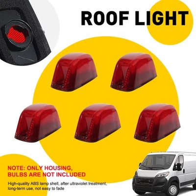 Techo de cabina trasera para carcasas de luz de funcionamiento Ram ProMaster 1500-3500 2014-2022 2023 Foto 1 de 4