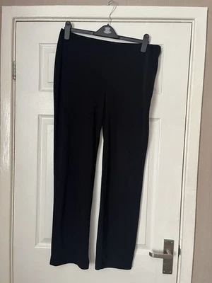 Ladies Black Trousers Size 14 From David Emanuel - Image 1 of 4