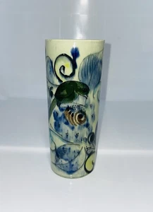 Vintage Ken Edwards El Palomar TONALA Bluebird mexikanische Keramik Vase 7" signiert  - Bild 1 von 9