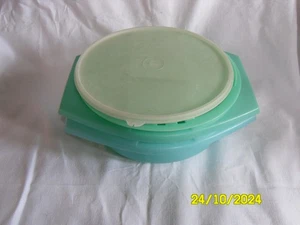 Tupperware vintage Multireibe mit Behälter und Deckel grün - RETRO - - Bild 1 von 2