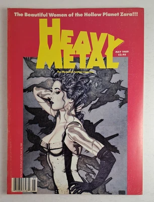 Heavy Metal Magazine May 1989 - Women of The Hollow Planet  - Image 1 of 3