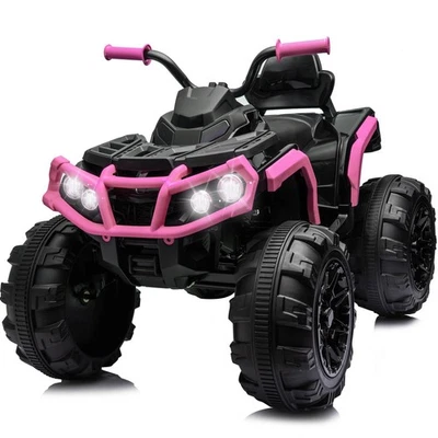 24V Kids ATV 4 Wheeler Quad Car 6mph Off-road Ride on Toy 120lb Weight Capacity - Image 1 of 4