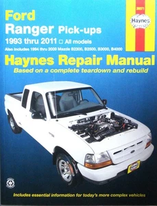 Ford Ranger, Mazda Pick-up Trucks Haynes Repair Manual 1993-2011 All Models - Bild 1 von 1