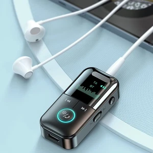 USB Bezprzewodowy nadajnik Bluetooth 5.4 Odbiornik do samochodu Muzyka Audio Aux Adapter* - Zdjęcie 1 z 15
