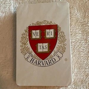 NOS HARVARD UNIVERSITY PLAYING CARDS UNUSED IN SEALED PACKAGE - Picture 1 of 4