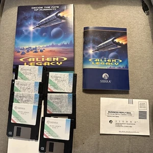 ALIEN LEGACY - Juego PC Big Box con Discos de 3.5", Manual, Insertos y Caja - DOS 5. - Imagen 1 de 7