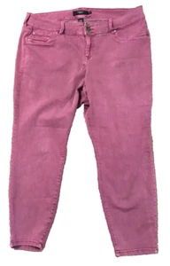 Torrid Denim weinrot Jeans Stretch 24R Skinny 44"W x 28"L - Bild 1 von 8