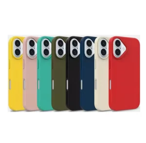 Custodia ecologica per iPhone 16 Plus Pro Max Eco Giallo turchese verde rosso - Foto 1 di 10