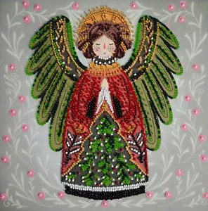 Kit de bordado de cuentas de ángel de Navidad - Juego de manualidades de cuen... - Imagen 1 de 14