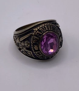 Anillo Clase Hombre 1987 Manheim Central Talla 10 - Imagen 1 de 8