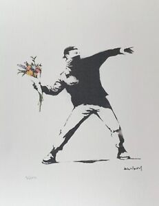 Lithographie d'après Banksy neuve numérotée 