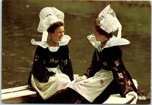 Costumes of the Quimperle Region, Brittany, France Postcard - Picture 1 of 2