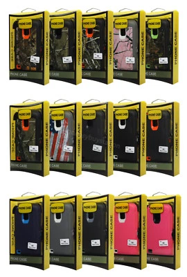 NEW! For Samsung Galaxy S5 Defense Case W SCREEN Belt Clip Fits defense】 - Image 1 of 3