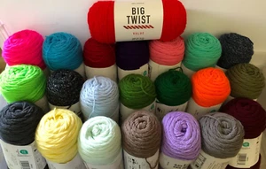 BIG TWIST YARN*VALUE*TWINKLE*HEATHER- 6 oz.- MANY COLORS SOON DISCONTINUED - Picture 1 of 93