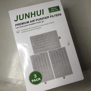 3 Pack Premium Air Purifier Filters For Model HPA 300 Part HRF-R3 HRF-AP1 Junhui - Picture 1 of 5