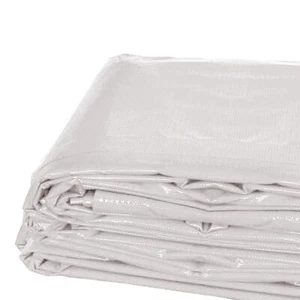 Lona impermeable de alta resistencia 10x12 PVC vinilo lona cubierta de suelo blanca - Imagen 1 de 7