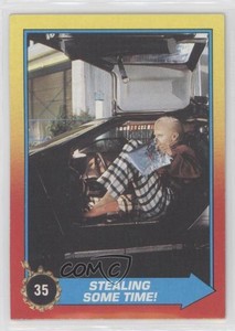 1989 Topps Back to the Future Part II Stealing Some Time! #35 0it8