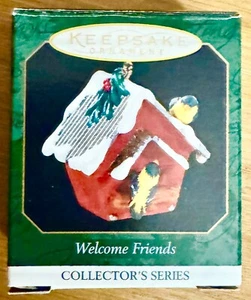1999 Welcome Friends 3rd in Series Miniature Hallmark Keepsake Ornament - Picture 1 of 3