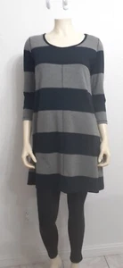 Jessica Simpson women dress size M black Gray sheath NWOT. 3/4th sleeve. - Picture 1 of 11