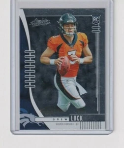 2019 Absolute Football Drew Lock RC - Picture 1 of 2