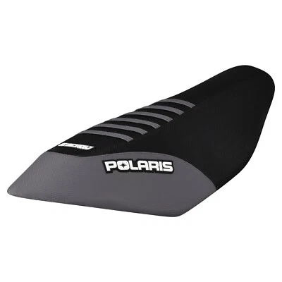 Cubierta de asiento Polaris Dragon Assault RMK 600 700 800 RMK GRIS NEGRO GRIS #300 Foto 1 de 3