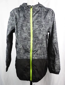 Old Navy Active Gray & Black Lightweight Windbreaker Jacket Boy's XXL (18) - Picture 1 of 3