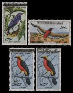 Malí 1960 - Mi-Nr. 14-17 ** - MNH - Pájaros / Pájaros (I) - Imagen 1 de 1