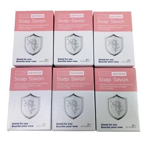 Avon Defense Soap Savon Pack Of 6 Eucalyptus scented - Exp. 2023 Discontinued - Picture 1 of 1