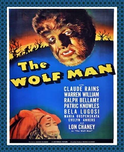8531.Deko Filmplakat.Home Room Wandbild Design.Der Wolfsmann Horrorfilm - Bild 1 von 1