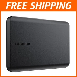 Canvio Basics 1TB Portable External Hard Drive - USB 3.0, Sleek Black Finish - Afbeelding 1 van 10