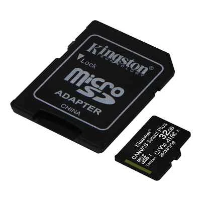 Kingston Canvas Select Plus SDCS2/32GB Scheda MicroSD Con Adattatore SD 32 GB - Immagine 1 di 4