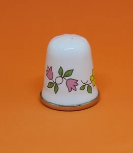DEDAL de Porcelana con bonita decoracion Floral. - Picture 1 of 1