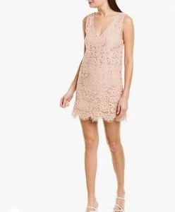 BB DAKOTA Sleek &Sixy Women's Lost in Lace Shift Dress L - Picture 1 of 6