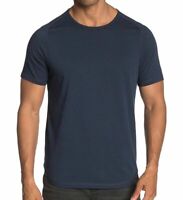 John Varvatos Star USA Men's Short Sleeve Grant Solid Crew T-Shirt Black
