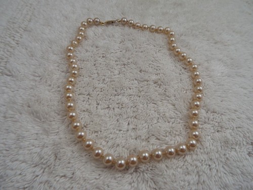 OFF WHITE Collana di perle bianco sporco