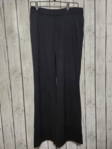 Banana Republic Martin Fit Trousers Womens 6 Black Pants Lined Bootcut - Picture 1 of 17