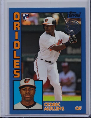 Cedric Mullins 2019 Topps Series 2 Blue Parallel 1984 Rookie Card Insert 84R-CM - Image 1 of 2